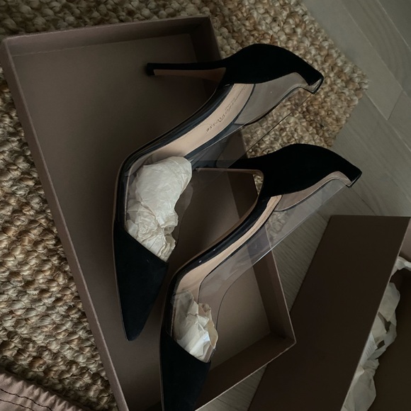 NWT Gianvito Rossi Plexi Pumps 85mm - Picture 9 of 13